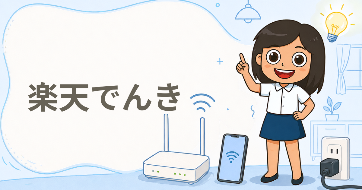 楽天でんき（電気料金プラン）